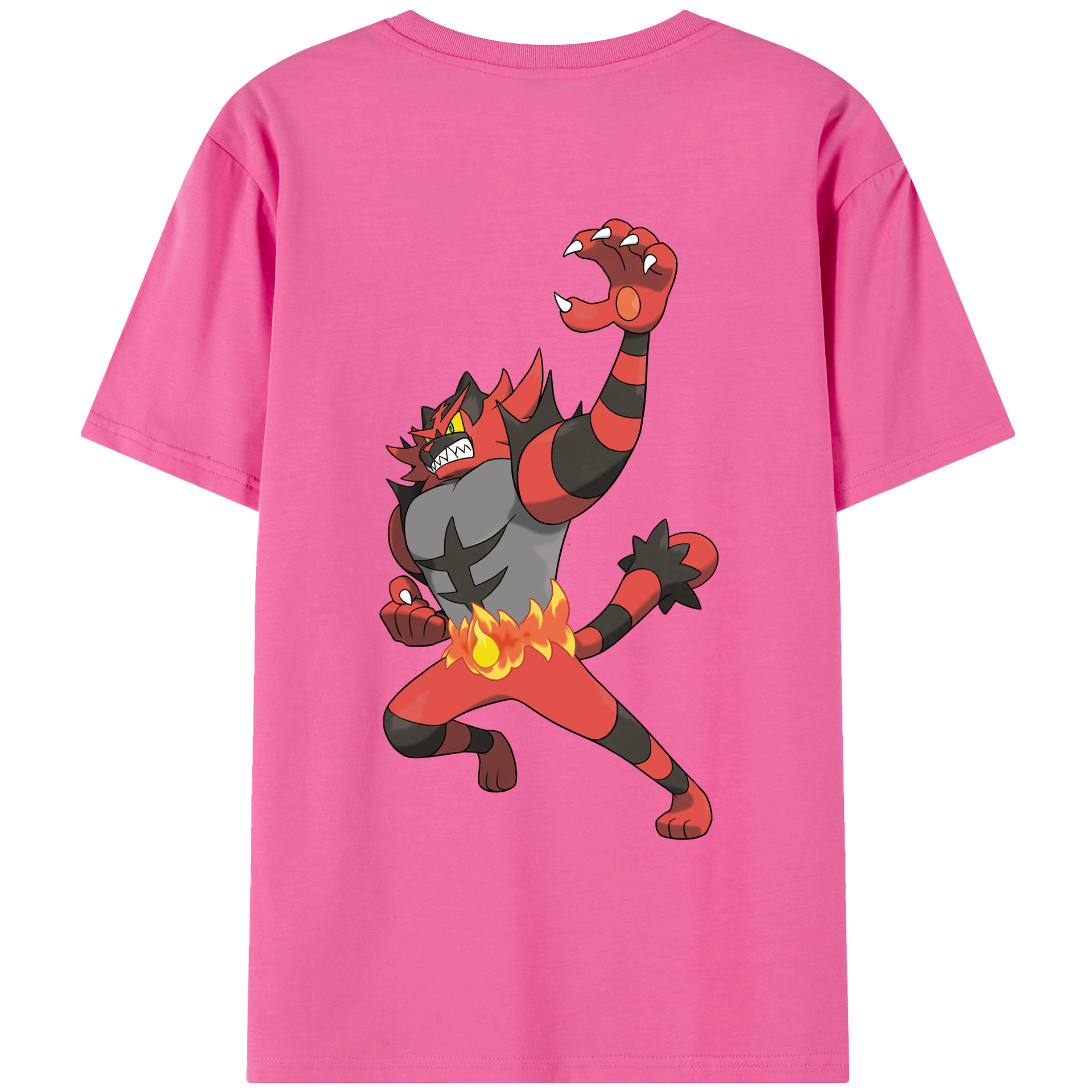 （画像用） ポケットモンスター Pokémon レディース半袖Tシャツ(バックプリント)